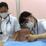 女子医大生のための男性器生理学講座　射精の観察②　仮性包茎陰茎の観察と射精サンプル３