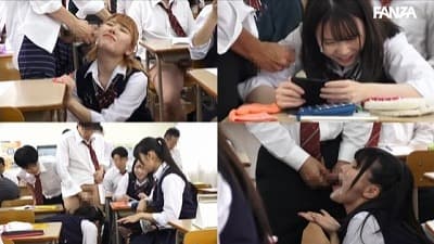 校内の女にいつでもどこでもブッカケ放題！食ザーも有りサンプル３２