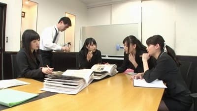 CFNM黒パンストフェチ【美人OLの黒ストッキング責め】サンプル4