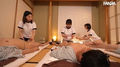 私たち温泉ガールお背中流し隊!体操服、制服、バスタオル1枚サンプル18